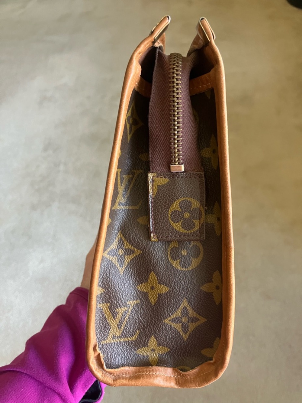 Louis Vuitton Monogram French Company, clutch, cosmetic case,  Pouch, insert - Picture 6 of 13